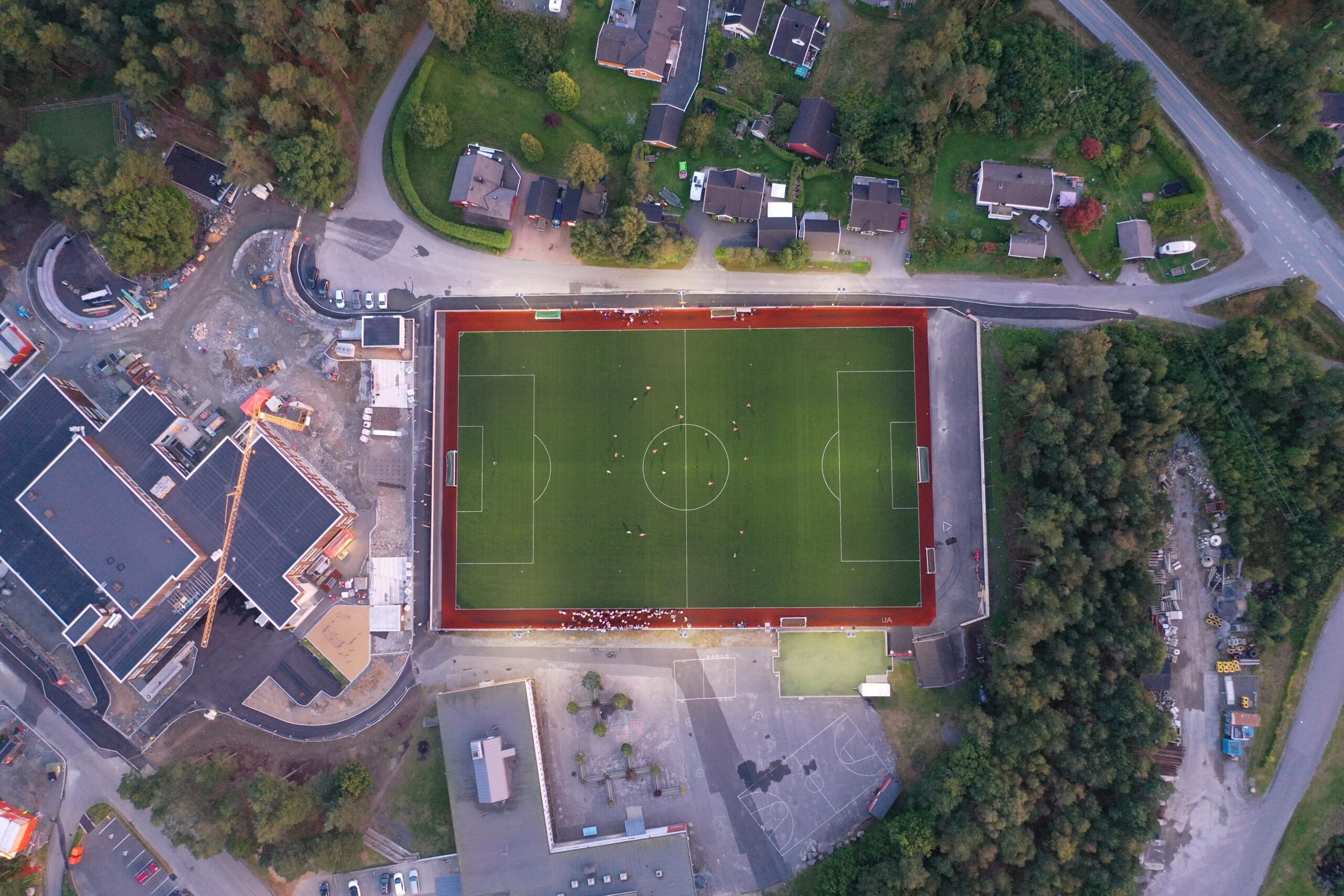 Luftfotografen dronebilde. 